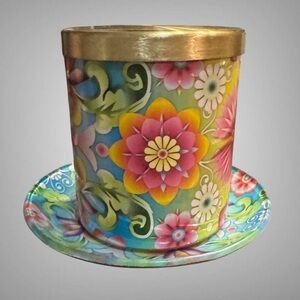 HALLMARK STARFRUIT AND GUAVA JAR CANDLE AND SAUCER SET